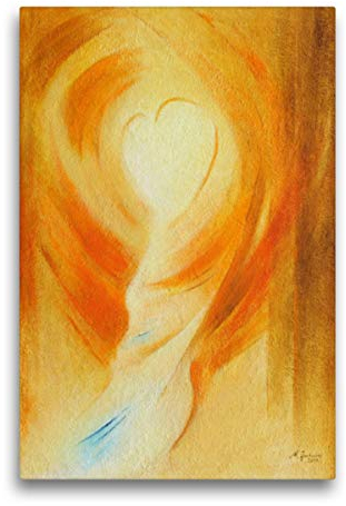 Premium Textil-Leinwand 50 x 75 cm Hoch-Format Weg zum Licht | Wandbild, HD-Bild auf Keilrahmen, Fertigbild auf hochwertigem Vlies, Leinwanddruck von Marita Zacharias