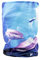 Alsino Multifunktionstuch - das universelle Genie, Schlauchtuch, Halstuch, Loopschal, Biker Tuch, Bandana, Kopftuch | Für Sportler, Jäger & Angler | Motiv: Thunfisch Größe: 50 cm lang, MF-300