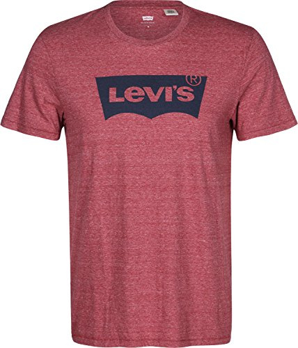 Levi's Men's Housemark Graphic Tee T-Shirt, Large Batwing Logo