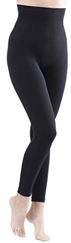 Yenita Damen Shapewear Slim Leggings, Taillen-Leggings, Bauchweg Miederhose