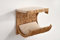 Lycce Katzenbett Wand | Kletterwand Katzen | Katzenmulde Wandmontage Nicky | Naturmaterial Wasserhyazinthe | Wandelemente | B 40 x T 33 x H 35 cm