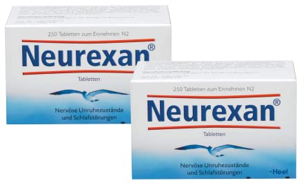 Neurexan 500 Tabletten – Die natürliche Alternative zu Schlaftabletten | Einschlafhilfe bei nervöser Unruhe und Schlafstörungen | Beruhigt und entspannt am Tag - fördert den Schlaf in der Nacht