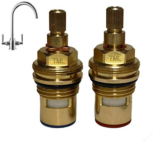 Tap Magician coppia di valvole di ceramica cartuccia compatibile con Franke Basilea rubinetto da cucina