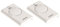 FAAC XT2 868 SLH / XT2-868-SLH Lot de 2 émetteurs manuels blancs - télécommandes pour ouverture de portail, porte de garage