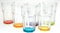 Trinkglas Cocktailglas Caipirinha Glas Transparent oder Farbig sortiert 300 ml, Farbe:Mehrfarbig sortiert, Stückzahl:6 Stück