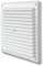 La Ventilazione ADR2023B Griglia di Ventilazione in Plastica Rettangolare da Sovrapporre, Bianco, 204x230 mm