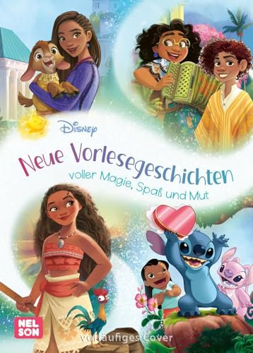 Disney Vorlesebuch: Neue Vorlesegeschichten voller Magie, Spaß und Mut: Vaiana, Stitch, Encanto und Wish in lustigen Geschichten ab 3 Jahren