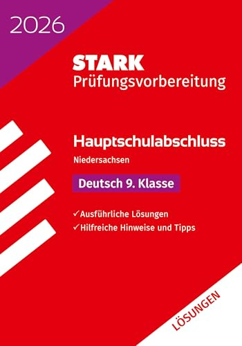 STARK Lösungen zu Deutsch 9. Klasse - Hauptschulabschluss 2026 Niedersachsen - Prüfungsvorbereitung (Abschlussprüfungen)