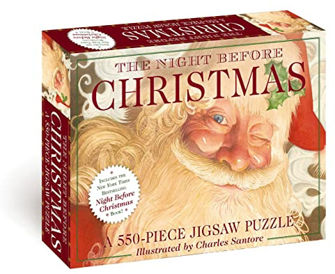 The Night Before Christmas: A 550-piece Family Jigsaw Puzzle Featuring the Night Before Christmas!