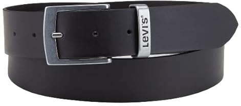Levi's Herren Hebron Gürtel, Schwarz (Noir Regular Black 59), 100 cm