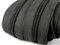 Schnoschi 6 m endlos Reißverschluss 5 mm Laufschiene + 15 Zipper Meterware teilbar Farbwahl (dunkelgrau)