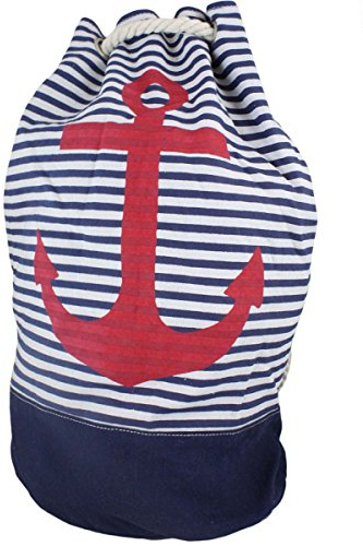 Sonia Originelli XL Seesack Anker Sebastian Tasche Marinesack Farbe Marine-Rot