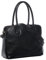 BACCINI Business-Tasche echt Leder - 13 Zoll Laptoptasche Rosaria - Aktentasche Damentasche mit Laptop-Fach - Ledertasche Damen schwarz handgefertigt