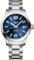 Longines orologio Conquest 39mm blu automatico acciaio L3.776.4.99.6