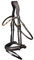 WALDHAUSEN Trensenzaum X-Line Goldheart, schwed.Komb., braun, WB, WB, braun