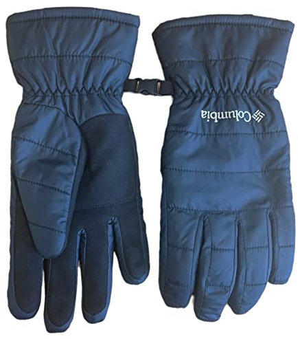 Columbia Damen Omni-Heat Omni-Shield Handschuhe, Weiß, Schwarz, Medium