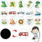 LEZED Lustig Töpfchentraining Aufkleber 15 Stück Wiederverwendbar Potty Training Stickers Töpfchen-Ziel-Aufkleber Farbwechselnde Töpfchen Aufkleber Magische Töpfchenaufkleber für Jungen Mädchen