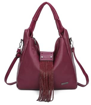 QUEEN HELENA Grand Sac pour Femme M9017 fuchsia