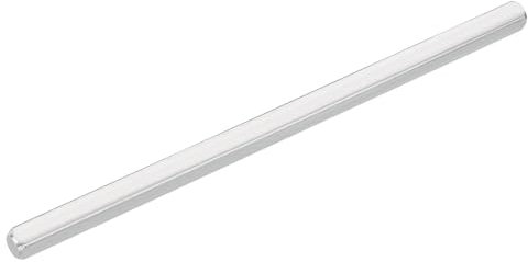 QUARKZMAN Asta per Maniglia della Porta, Argento, Ferro, 160 x 7 x 7mm/6.3 x 0.28 x 0.28 (L*W*H)