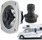 Generisch Entrée d'eau RV City avec clapet anti-retour, pour remplacer l'entrée d'eau RV - Entrée d'eau régulée par pression - Valve d'entrée d'eau fraîche RV, raccord d'entrée d'eau RV pour bateau,
