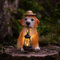 Tuzsocr Solar Gartenstatuen - Hund Figuren mit LED Solar Laterne, Dog Gartenfiguren Gartendeko für Draußen, Wetterfeste Tierstatue Balkon Deko,Hund Skulptur Deko Rasen, Hof, Terrasse, Fensterbank,16cm