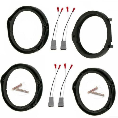 2 Pairs 6.5 Car Speaker Adapter Board & Wiring Harness for Honda for Civic for Accord for CR-V Odyssey Sound System Setup