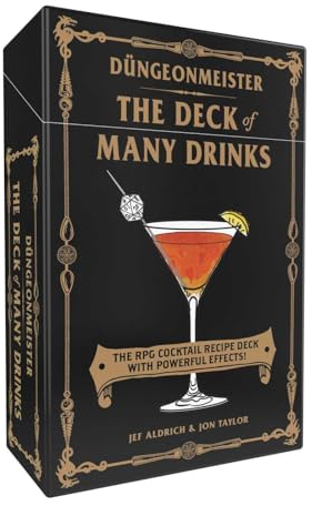 Düngeonmeister: The Deck of Many Drinks: The RPG Cocktail Recipe Deck with Powerful Effects! (Düngeonmeister Series)