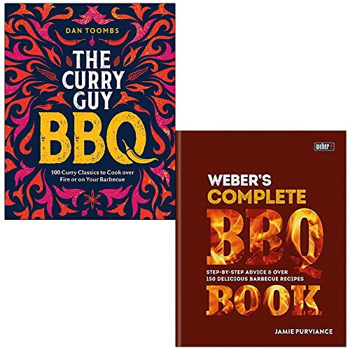 Curry Guy BBQ By Dan Toombs & Weber's Complete BBQ Book By Jamie Purviance 2 Books Collection Set