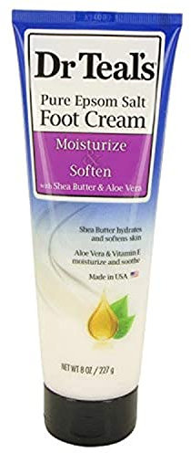 Dr Teal's Dr Teal's Pure Epsom Salt Foot Cream Pure Epsom Salt Foot Cream with Shea Butter & Aloe Vera & Vitamin E 240ml