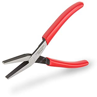 TEKTON Mini Flat Nose Pliers, Smooth Jaw | PMN23001, Silver