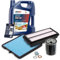 BESTPRICE Inspektionspaket Filterset mit 1x Ölfilter; 1x Luftfilter; 1x Innenraumfilter; 1x Ölablassschraube + Dichtring; 1x Motoröl 5W-30 EUROLUB WIV ECO SAE 5 l, KOMPATIBEL MIT - KIA PICANTO I (SA)