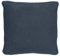 Marc O Polo Strick Dekokissen Plaid Nordic Knit Smoke Blue Dekokissen 50x50 cm