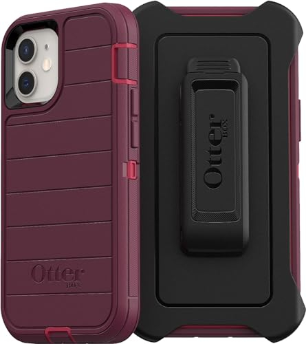 OtterBox Defender Series SCREENLESS Edition Case for iPhone 12 Mini (Berry Potion)