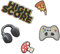 Crocs 5-pack Sports Jibbitz Shoe Charms, Encantos para zapatos, unisex-adulto, OG Gamer, Talla única