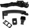 VHEUHZ Support de poignée de porte coulissante pour avant gauche avec poignée de porte compatible avec Renault Master Mk3 Opel Movano B (avant gauche)