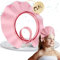 CUSCHCO® Duschhaube Kinder - Rosa - Extrem wasserdicht bei angenehmen Komfort - Haarwaschhilfe Kinder mit extra leichter Verschlusstechnik