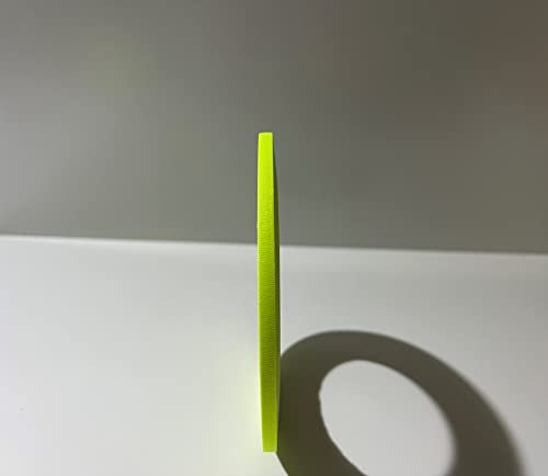 Gewebeband Panzerband Fluoreszierendes Neon Gaffa Klebeband Panzertape Gaffa Tape Matt und reflexionsfrei (Neongelb, 5mm x 25m)