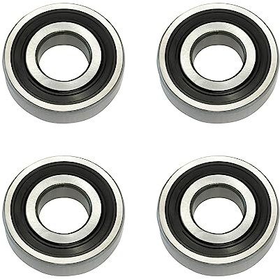 4 Stück SKF Rillenkugellager 6204 20 x 47 x 14 mm 2RS1 Kunststoffdichtung Kugellager