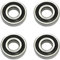 4 Stück SKF Rillenkugellager 6204 20 x 47 x 14 mm 2RS1 Kunststoffdichtung Kugellager