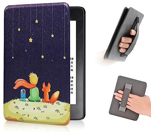 Custodia per 6 Pollici Kindle Paperwhite 5a/6a/7a Generazione, Cover Protettiva Alla Moda con Cinturino da Polso e Automatica Veglia/Dormire (Modello EY21 / DP75SDI)