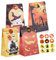jojofuny 12 STK Süßes Oder Saures Süßigkeitsbeutel Halloween-schokoladenbeutel Halloween-gunst-Tasche Halloween-leckerli-Tasche Halloween-süße Tasche Aufkleber Geist Papier Süssigkeit