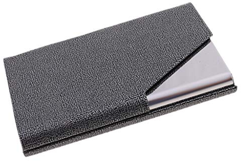 YOUNAFEN Professionale Metallo Biglietto Da Visita Per Il Caso Porta Biglietti Da Visita Portatile Può Tenere 20 Biglietti Da Visita Decalcomania Gomma