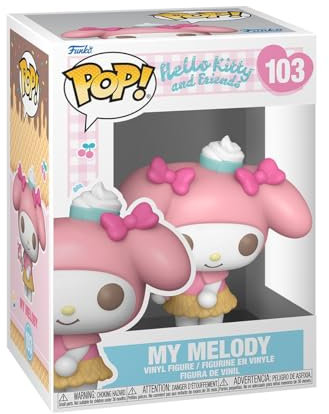 Funko Pop! Sanrio: Hello Kitty - My Melody - (IC) - Figura de Vinilo Coleccionable - Idea de Regalo - Mercancia Oficial - Juguetes para Niños y Adultos - Cartoons Fans - Muñeco para Coleccionistas