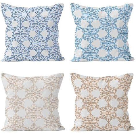 Nimvoya Lin Tapis de Souris Gamer XXL Tapis de Clavier Pas Cher 45x45cm, Texture Géométrique Simple Tapis de Souris XXL Gaming Fille Tapis de Clavier XXL 4Pcs