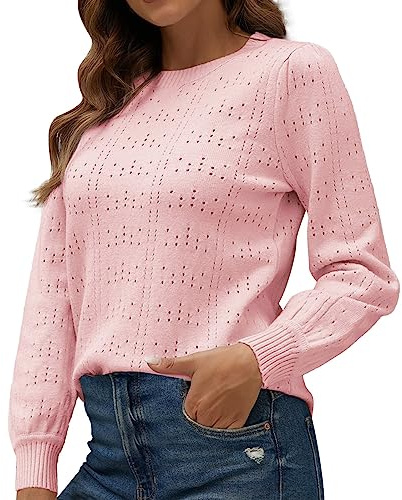TEPTDirio Ladies Jumpers Size 14 Plus Size Autumn Clothes Women Semi Turtleneck Sweater Long Sleeve Solid Color Pullover Lightweight Soft Womens Jumper Womens Jumpers Size 16 Today's Deals