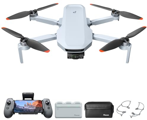 Potensic ATOM 2 GPS Drohne mit Kamera Fly More Combo, Bundle inkl. Propellerschutz