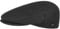 Lipodo Inglese Classic Flatcap Damen/Herren - Flat Cap Made in Italy - Unifarbene Wintercap mit Wolle - Schirmmütze Herbst/Winter - Schiebermütze schwarz 55 cm