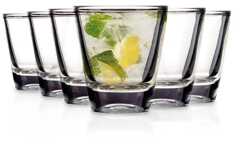 Premier Housewares – Vasos de chupito, 5 x 5 x 5 cm
