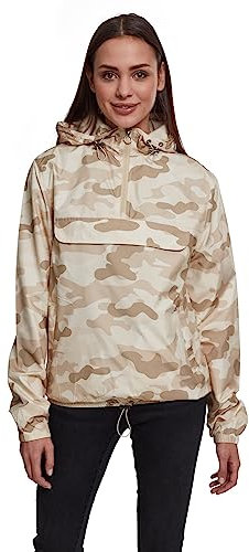 Urban Classics Damen Jacke TB2015, Gr. X-Small (Herstellergröße: XS), Mehrfarbig (Sand Camo 00867)