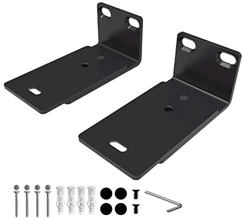 Soundbar Smart 300 500 550 600 700 900 Ultra, TV Speaker Adjustable Wall Mount Kit, Black, for Bose 300/500/550/600/700/900/Ultra/Smart Sound Bar Mounting Under TV Bracket